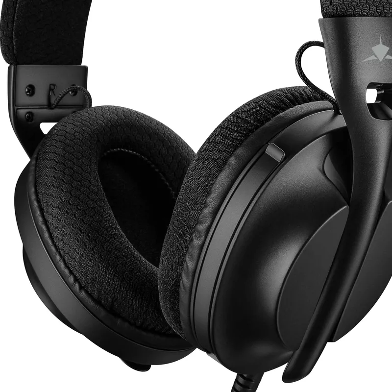 White Shark PARROT On-Ear Gaming Headset Sort - 9450502
