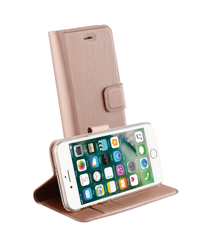 Vivanco Classic Wallet iPhone SE/8/7/6S Rose Guld - 2860841