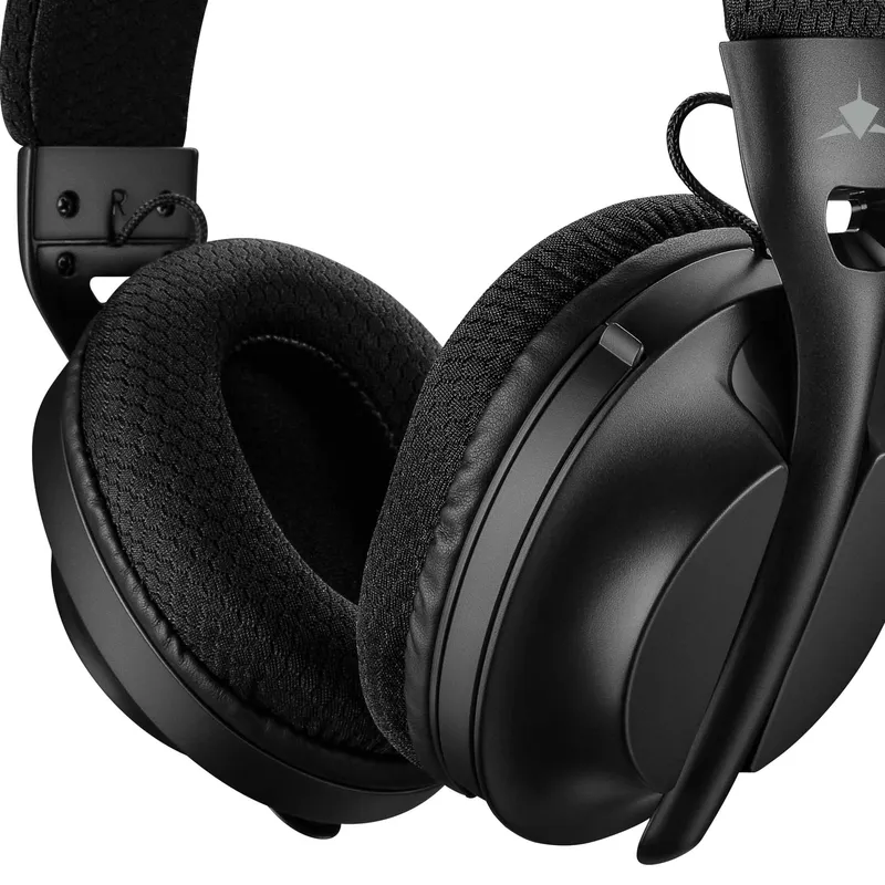 White Shark FALCON On-Ear Gaming Headset Sort - 9450505