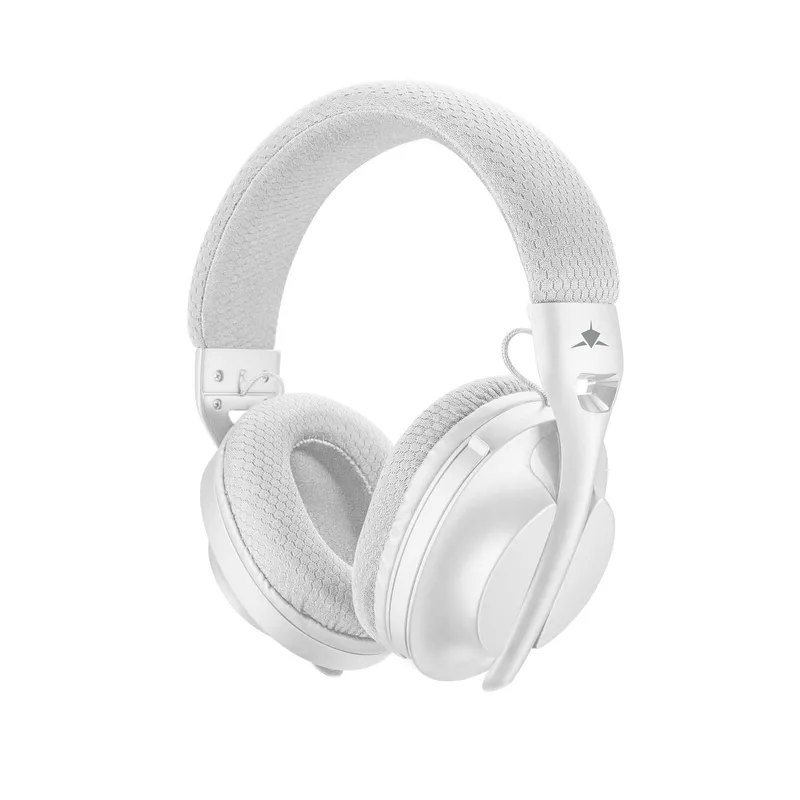 White Shark FALCON On-Ear Gaming Headset Hvid/Grå - 9450506