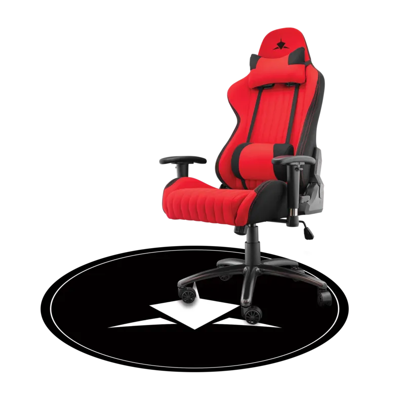 White Shark PHARAOH Gaming Tæppe 120cm Sort/Hvid - 2053911