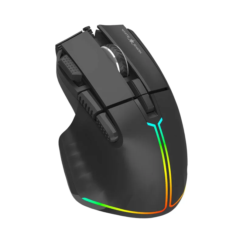 White Shark MARROK Gaming Mus Kablet 9D 12.000dpi Sort - 7327116