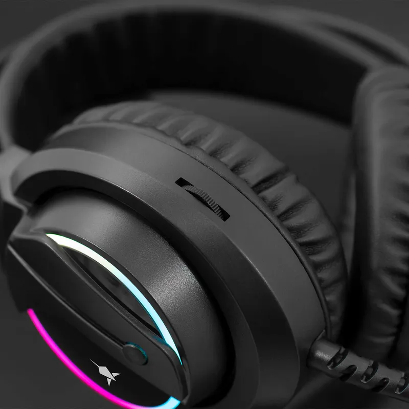 White Shark WOLF On-Ear Gaming Headset Sort - 7326739