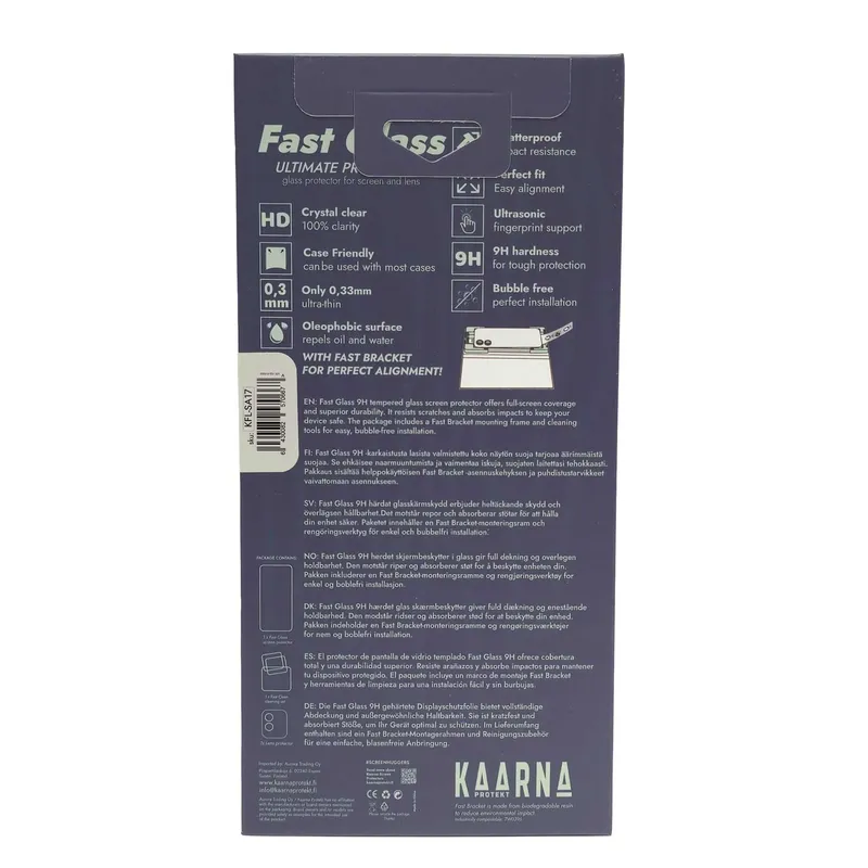 Kaarna 2in1 Full-Screen Glas + Linsebeskytter til Samsung Galaxy A17 - 8257066