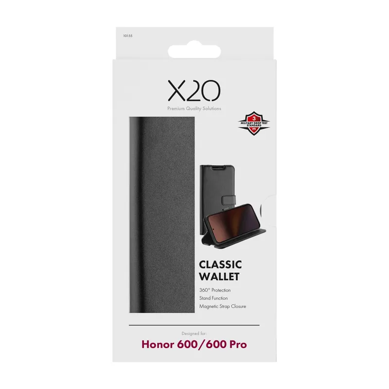 X2O Classic Wallet Honor 600 Sort - 3410155