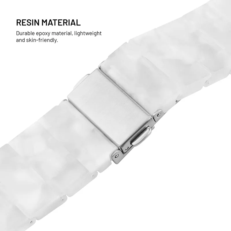 FIXED Rem i Harpiks til Smartwatch 18mm Skyhvid - 8019117