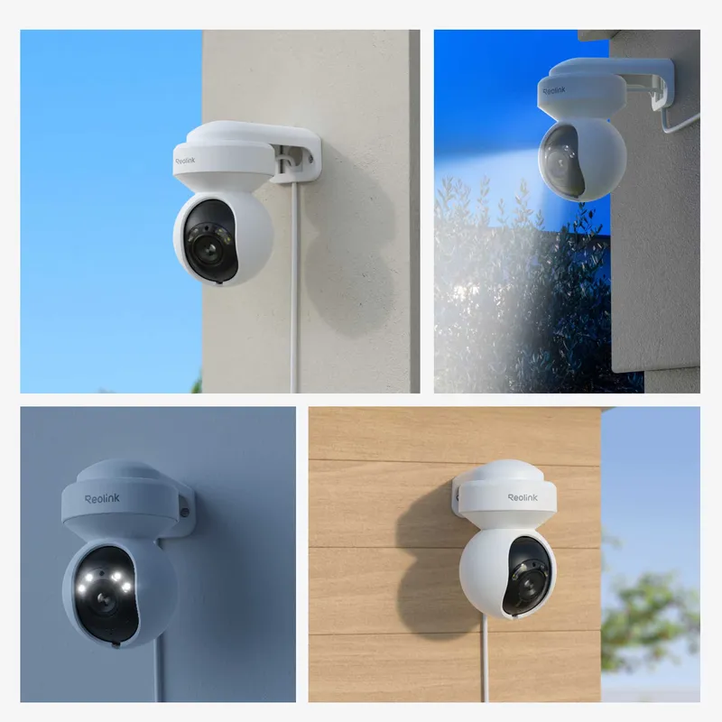 Reolink E1 Udendørs Pro Smart PTZ WiFi-kamera Hvid - 3022262