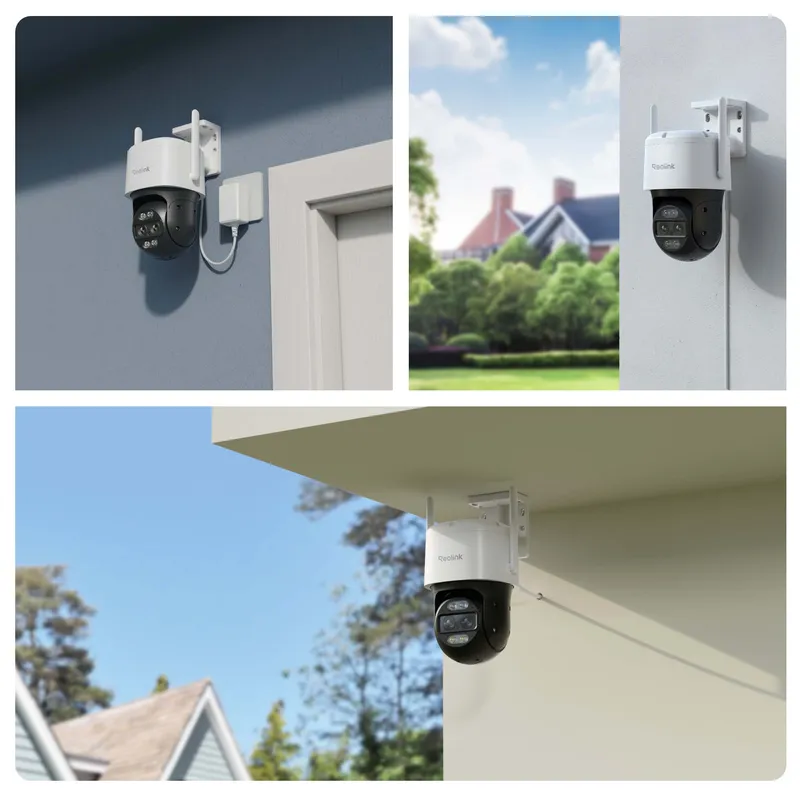 Reolink TrackMix WiFi W760 4K Udendørs kamera 2.4/5Ghz Hvid - 5398218