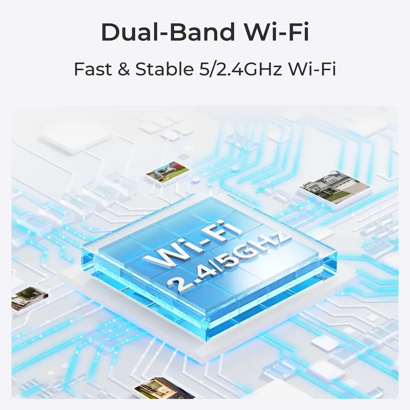 Reolink Argus Eco Ultra Udendørs batterikamera Wi-Fi Hvid - 5398890