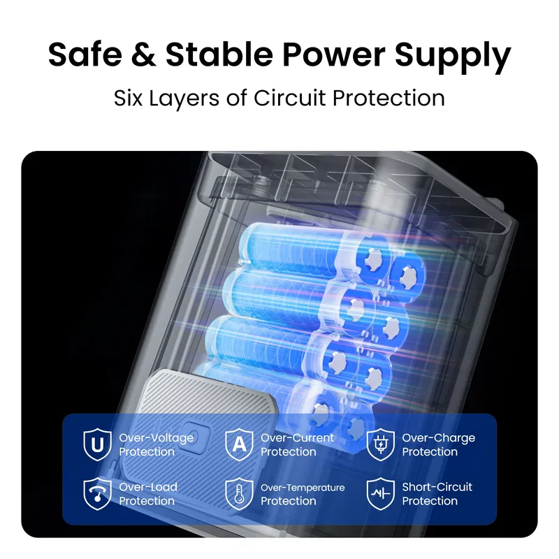 Reolink genopladeligt 12.800mAh batteri IP67 hvid - 3022867
