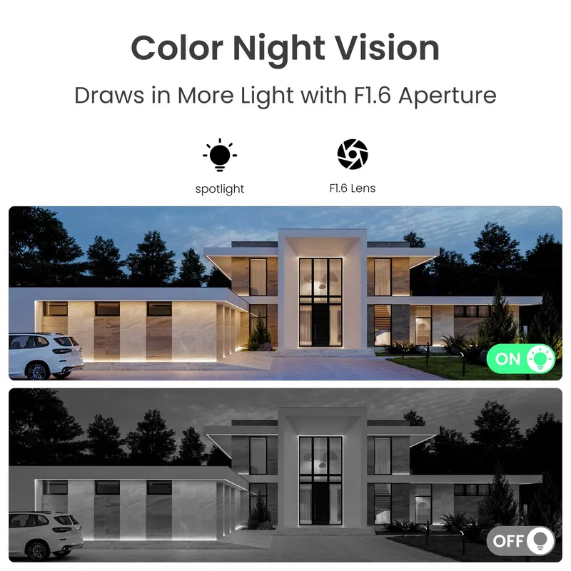 Reolink Elite Wifi 4K Udendørs kamera 180° Hvid - 8503103
