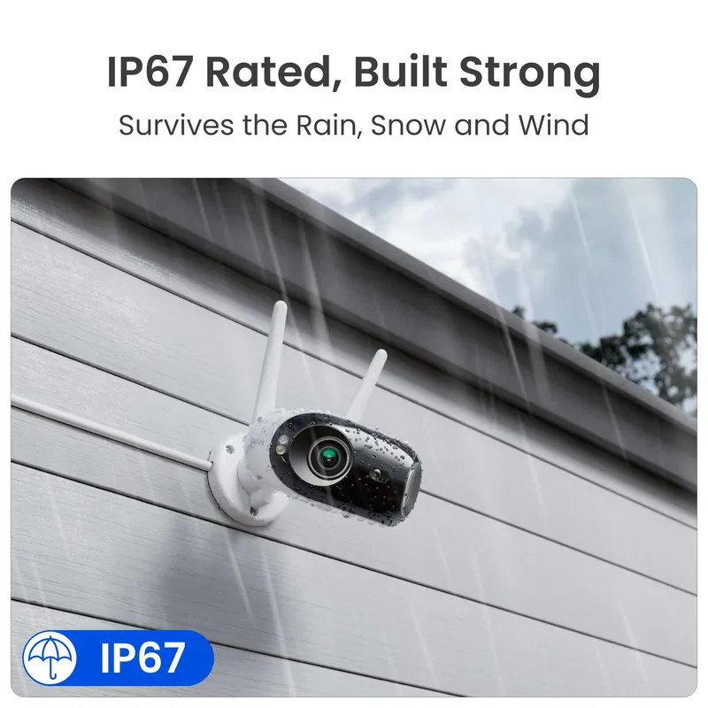 Reolink Elite Wifi 4K Udendørs kamera 180° Hvid - 8503103