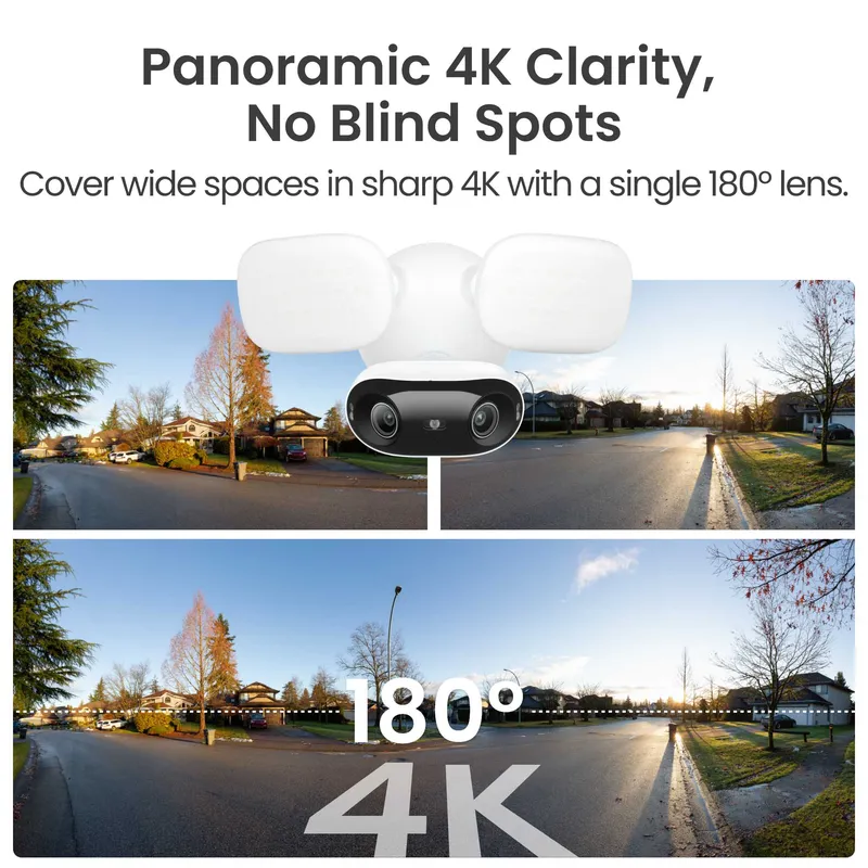 Reolink Elite Floodlight 4K Udendørs kamera Wi-Fi 6 Hvid - 3022960