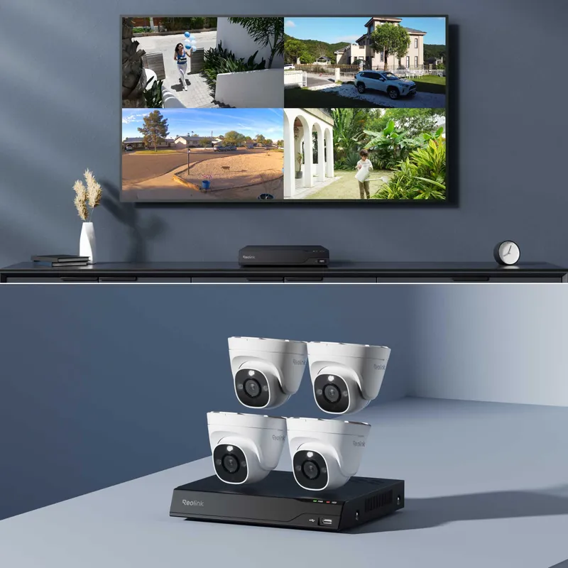 Reolink NVS8-8MD4 4K UHD 8-kanals NVR-system hvid - 5398333
