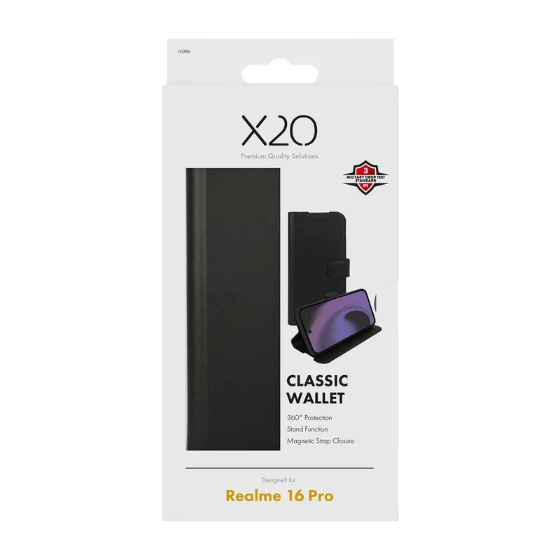 X2O Classic Wallet Realme 16 Pro Sort - 3410286