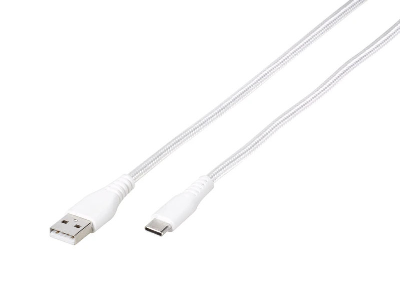 Vivanco Longlife USB-C/USB-A 2.0 kaapeli 1.5m Hvid - 2861696