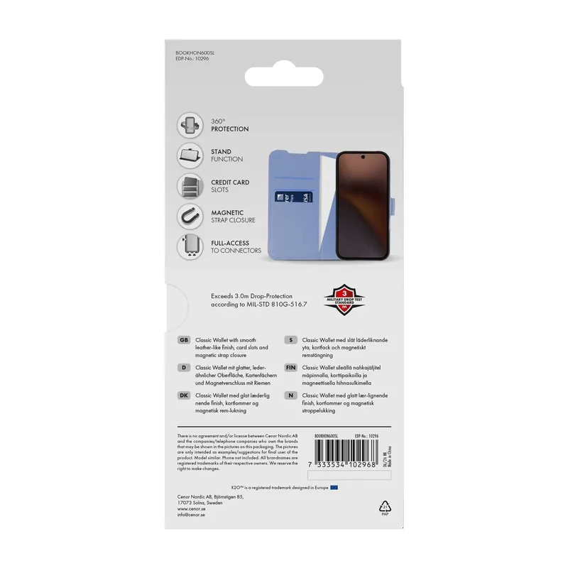 X2O Classic Wallet Honor 600 Smart Lavender - 3410296