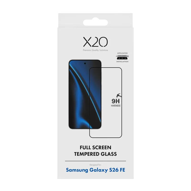 X2O Premium Full Screen Beskyttelsesglas Samsung Galaxy S26 FE - 3410371