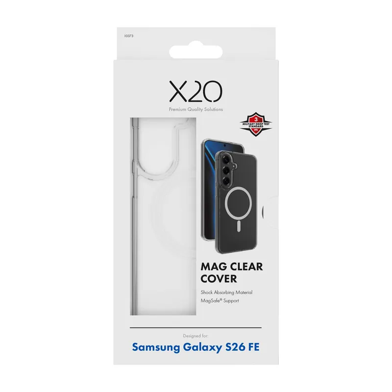 X2O Mag Clear Cover Samsung Galaxy S26 FE Klar - 3410373