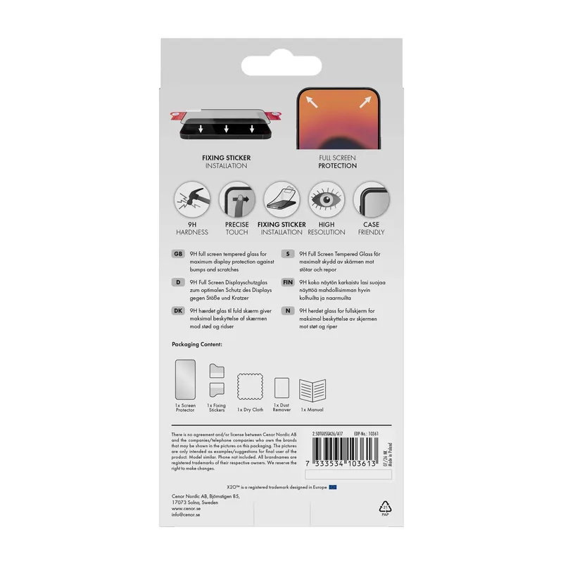 X2O Full Screen Beskyttelsesglas Samsung Galaxy A18/A17/A16/A26 - 3410361