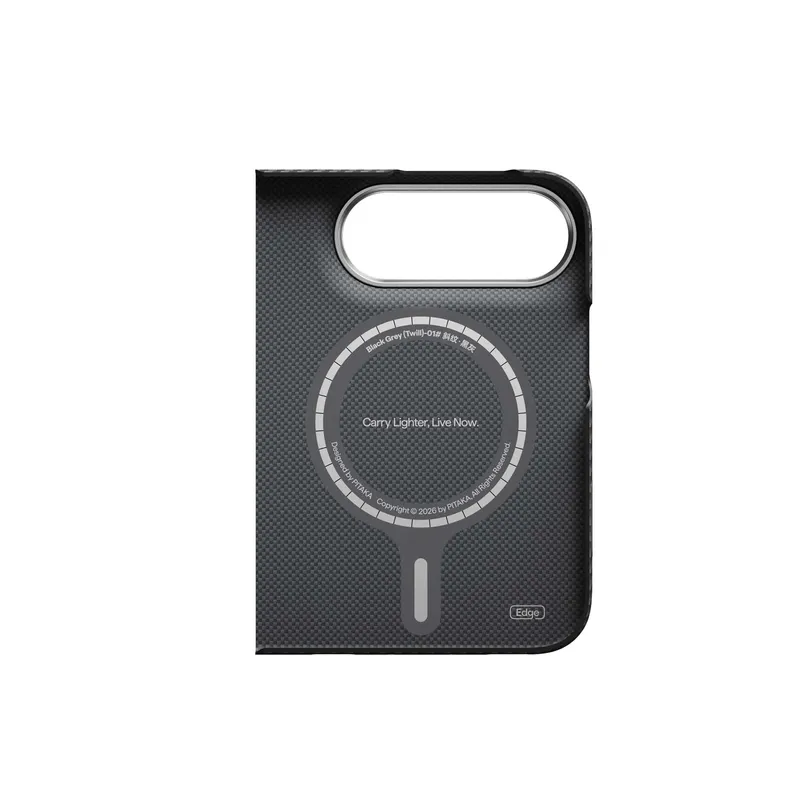 Pitaka Edge MagSafe Bagside Etui Apple iPhone Duo Sort/Grå - 5436937