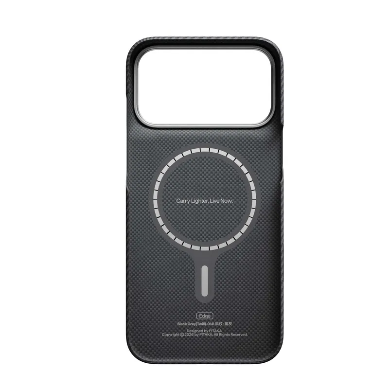 Pitaka Edge MagSafe Etui Apple iPhone 18 Pro Max/17 Pro Max Black/Grey - 5436905
