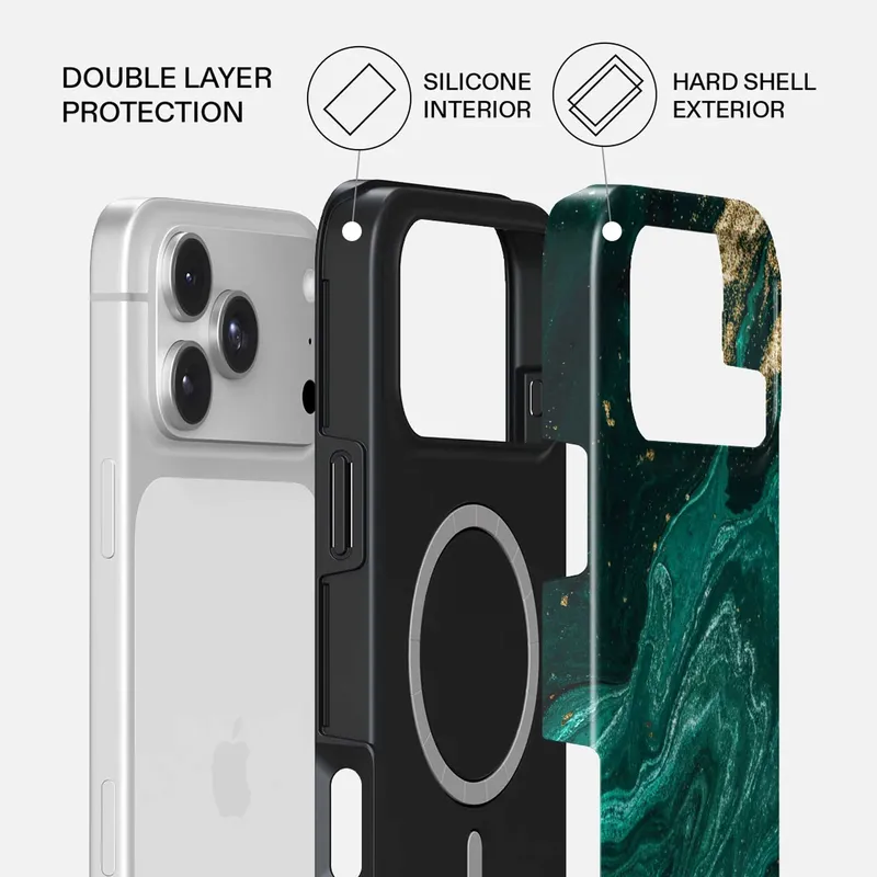 Burga Emerald Pool - Apple iPhone 18 Pro Tough MagSafe Cover - 5738308