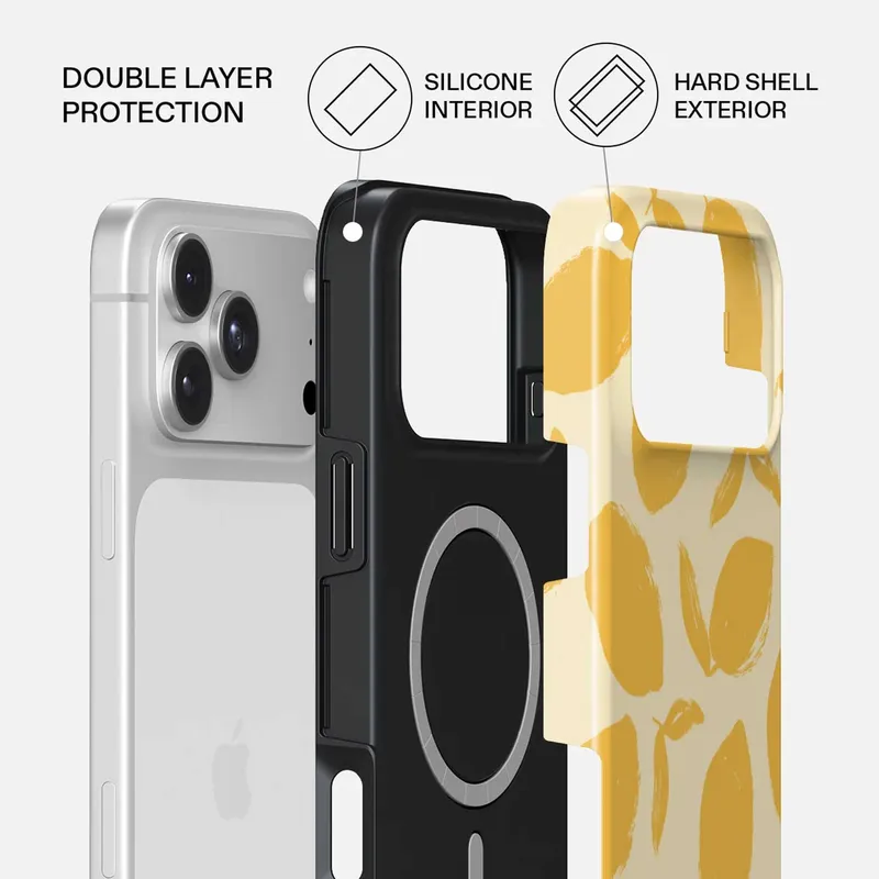 Burga Lemon Tart - Apple iPhone 18 Pro Tough MagSafe Cover - 5741092
