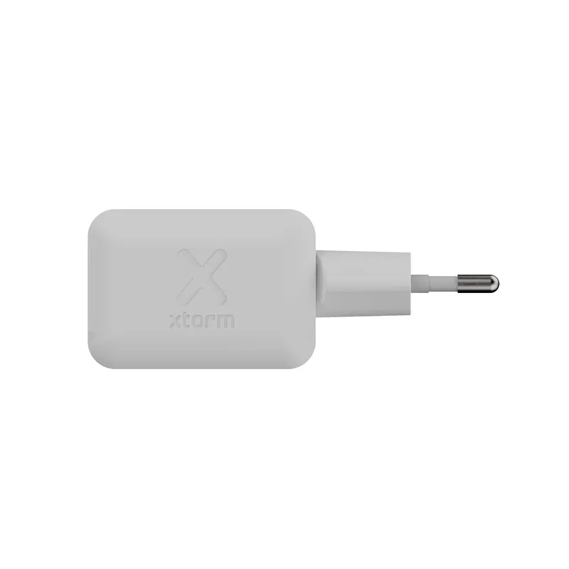 Xtorm 70W GaN3 NextGen Hjemmeoplader USB-C/C/A GRS Hvid - 9510374
