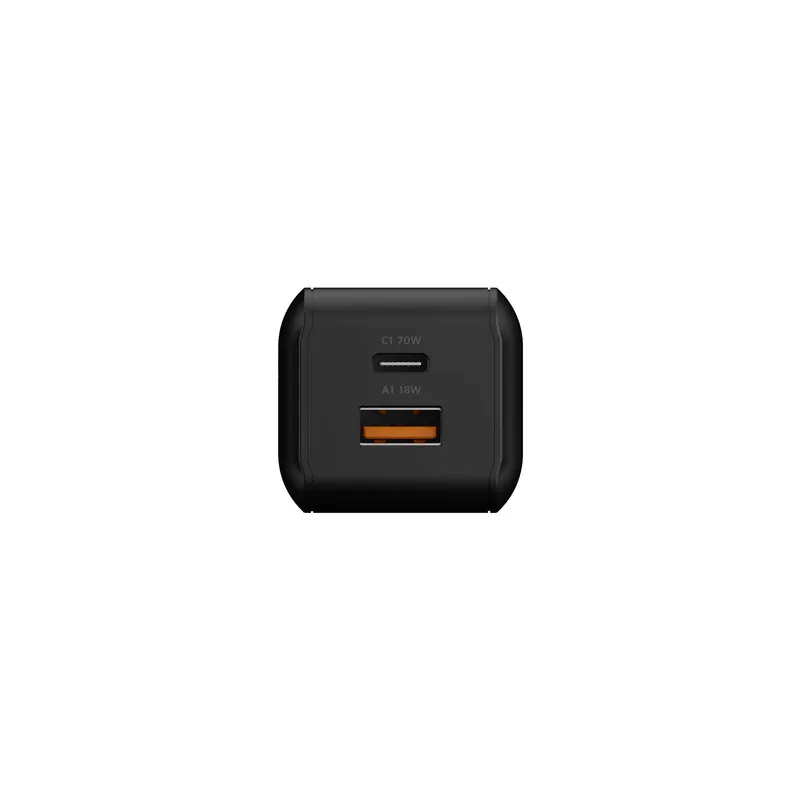 Xtorm 70W GaN3 NextGen Hjemmeoplader USB-C/C/A GRS Sort - 9510375