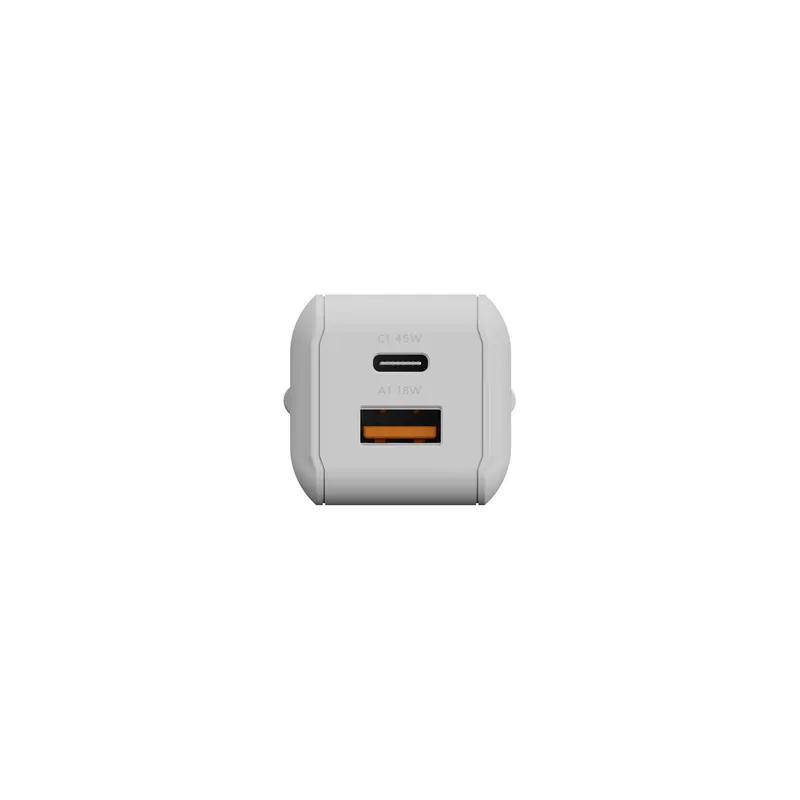 Xtorm 45W GaN3 NextGen Hjemmeoplader USB-C/A GRS Hvid - 9510372
