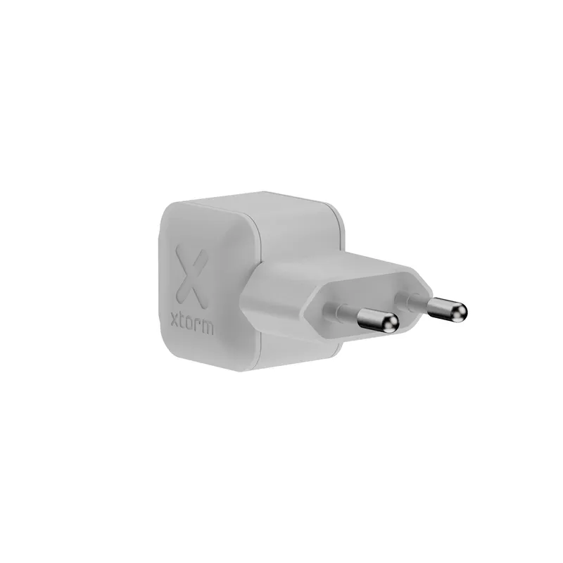 Xtorm 25W GaN3 NextGen Hjemmeoplader USB-C/A GRS Hvid - 9510370