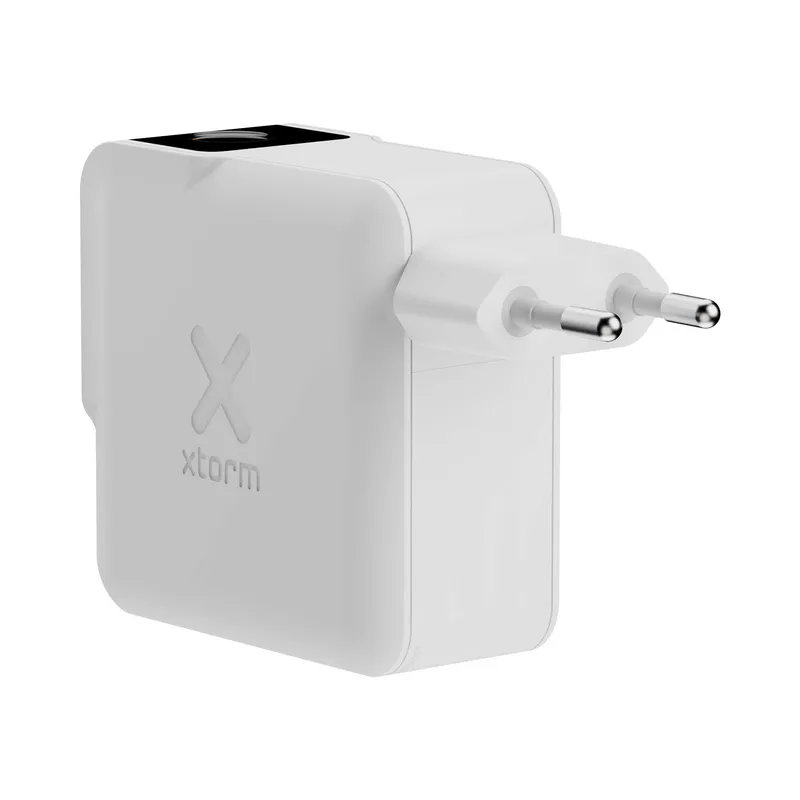 Xtorm 140W GaN3 NextGen Hjemmeoplader USB-C/C/A GRS Hvid - 9510376
