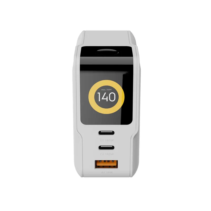Xtorm 140W GaN3 NextGen Hjemmeoplader USB-C/C/A GRS Hvid - 9510376