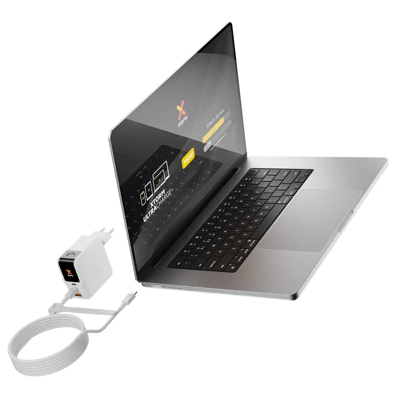 Xtorm 140W GaN3 NextGen Hjemmeoplader USB-C/C/A GRS Hvid - 9510376