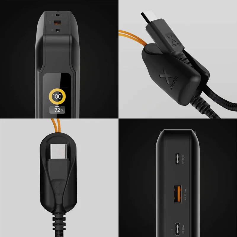 Xtorm GRS NextGen Power Bank 70W 45.000mAh USB-C/C/A Sort - 9510368