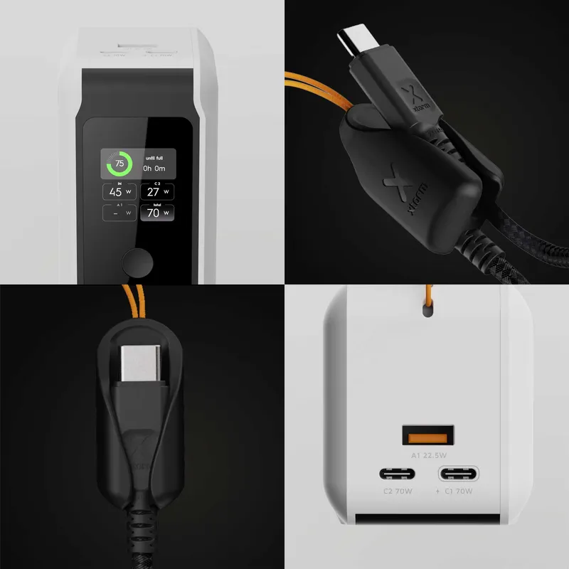 Xtorm GRS NextGen Power Bank 70W 27.000mAh USB-C/C/A Hvid - 9510362