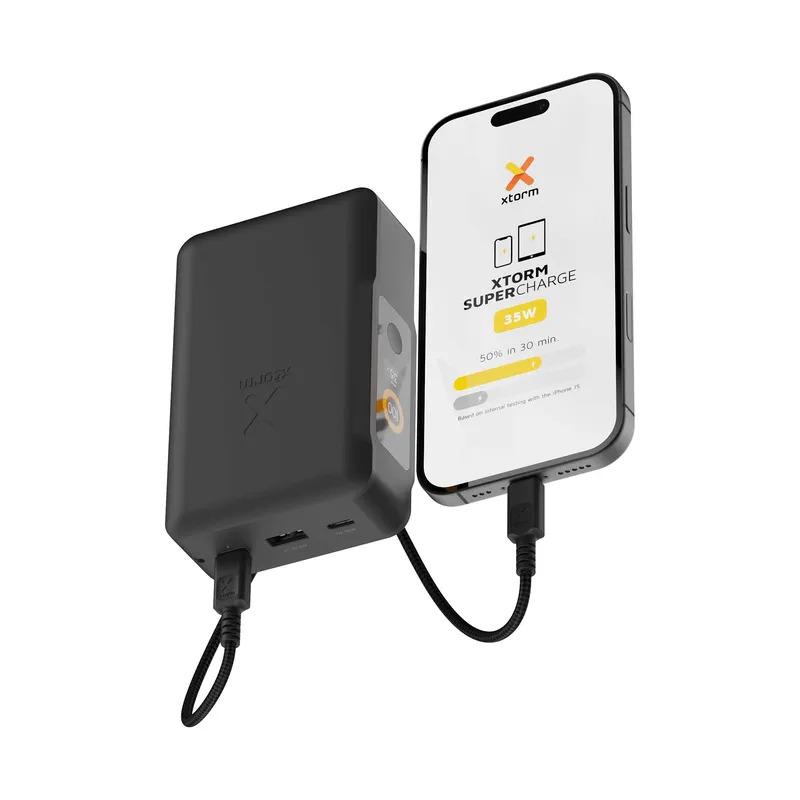 Xtorm GRS NextGen Power Bank 35W 20.000mAh USB-C/C/A Sort - 9510360