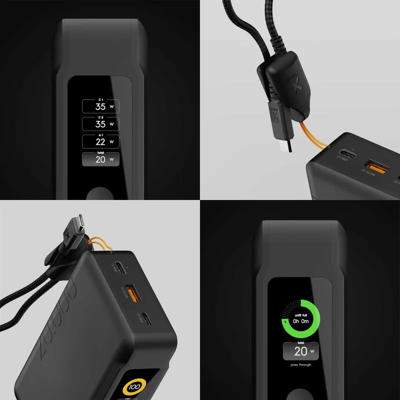 Xtorm GRS NextGen Power Bank 35W 20.000mAh USB-C/C/A Sort - 9510360
