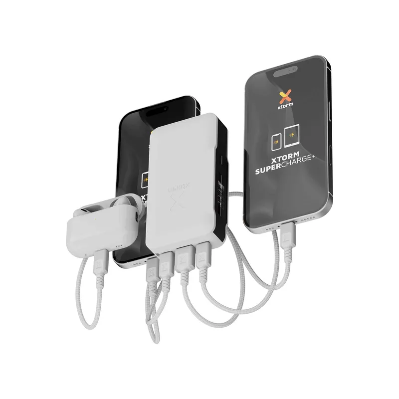 Xtorm GRS NextGen Power Bank 35W 10.000mAh USB-C/C/A Hvid - 9510356