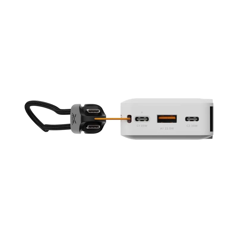 Xtorm GRS NextGen Power Bank 35W 10.000mAh USB-C/C/A Hvid - 9510356
