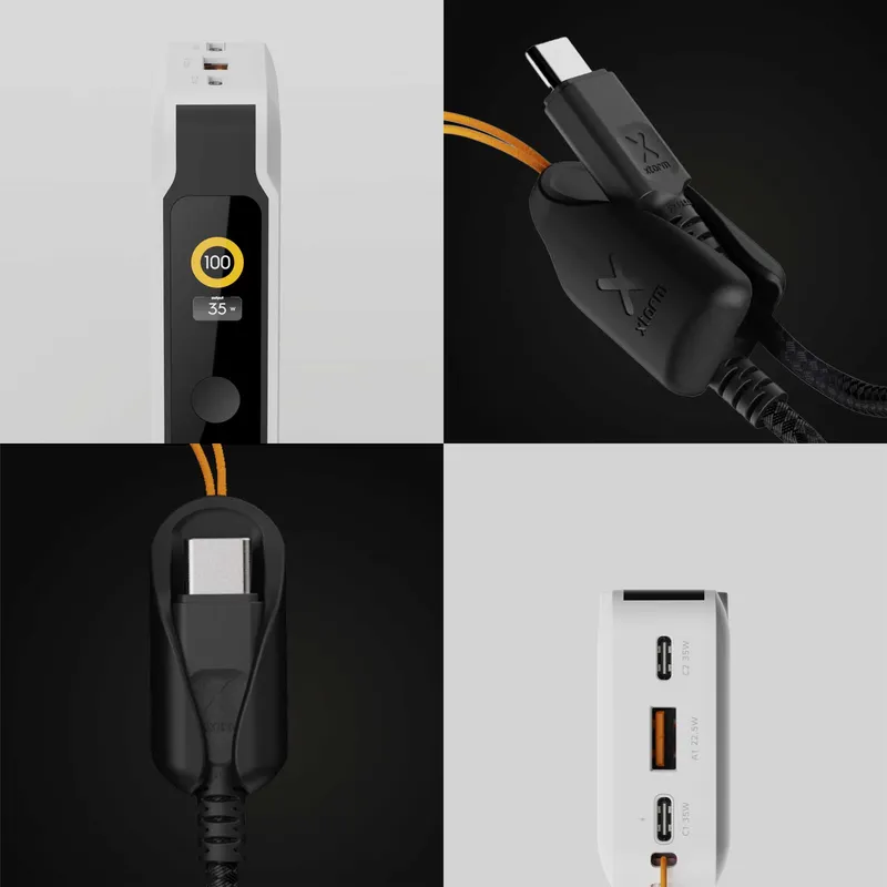 Xtorm GRS NextGen Power Bank 35W 10.000mAh USB-C/C/A Hvid - 9510356