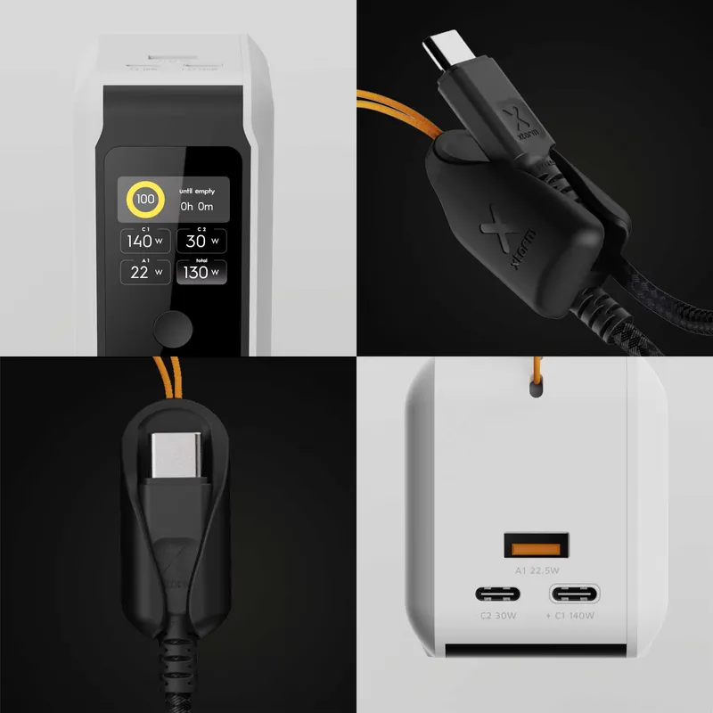 Xtorm GRS NextGen Power Bank 140W 27.000mAh USB-C/C/A Hvid - 9510365