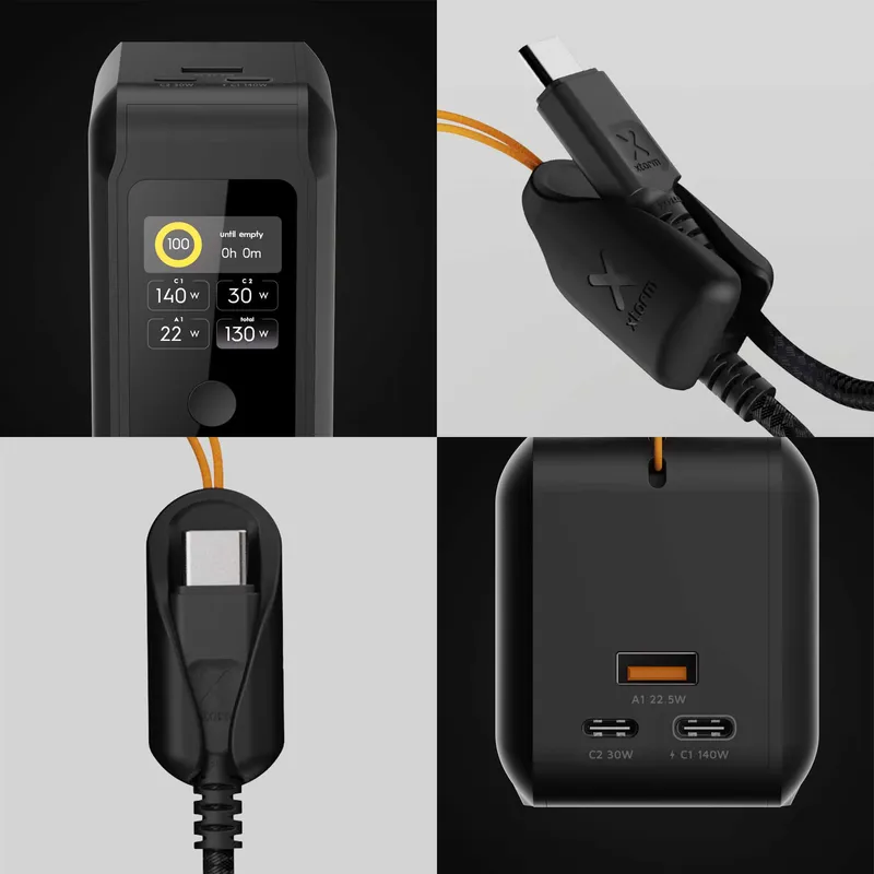 Xtorm GRS NextGen Power Bank 140W 27.000mAh USB-C/C/A Sort - 9510366