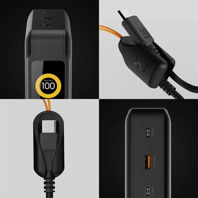 Xtorm GRS NextGen Power Bank 100W 60.000mAh USB-C/C/A Sort - 9510369