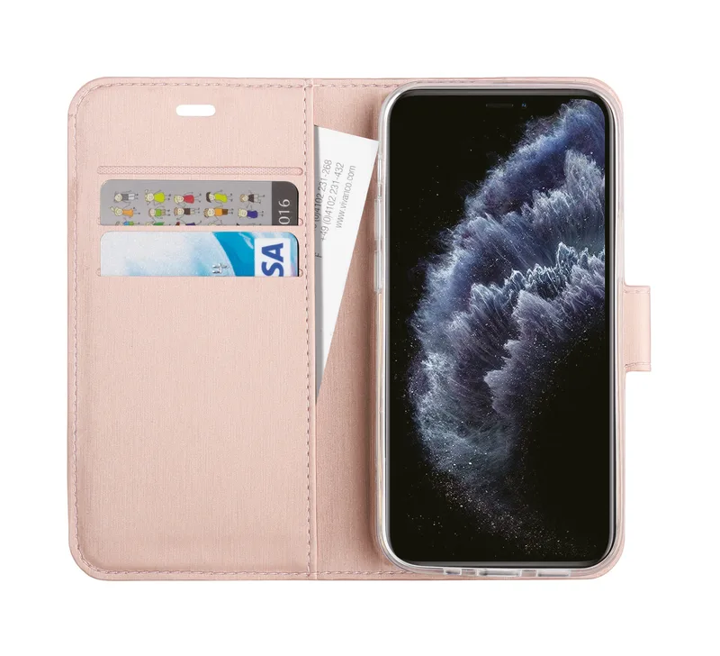 Vivanco Classic Wallet iPhone 12 mini Rose Guld - 2862158