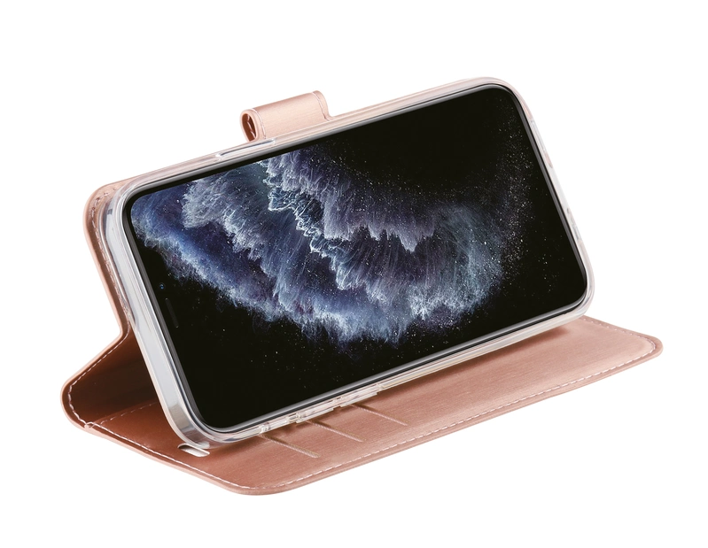 Vivanco Classic Wallet iPhone 12 mini Rose Guld - 2862158