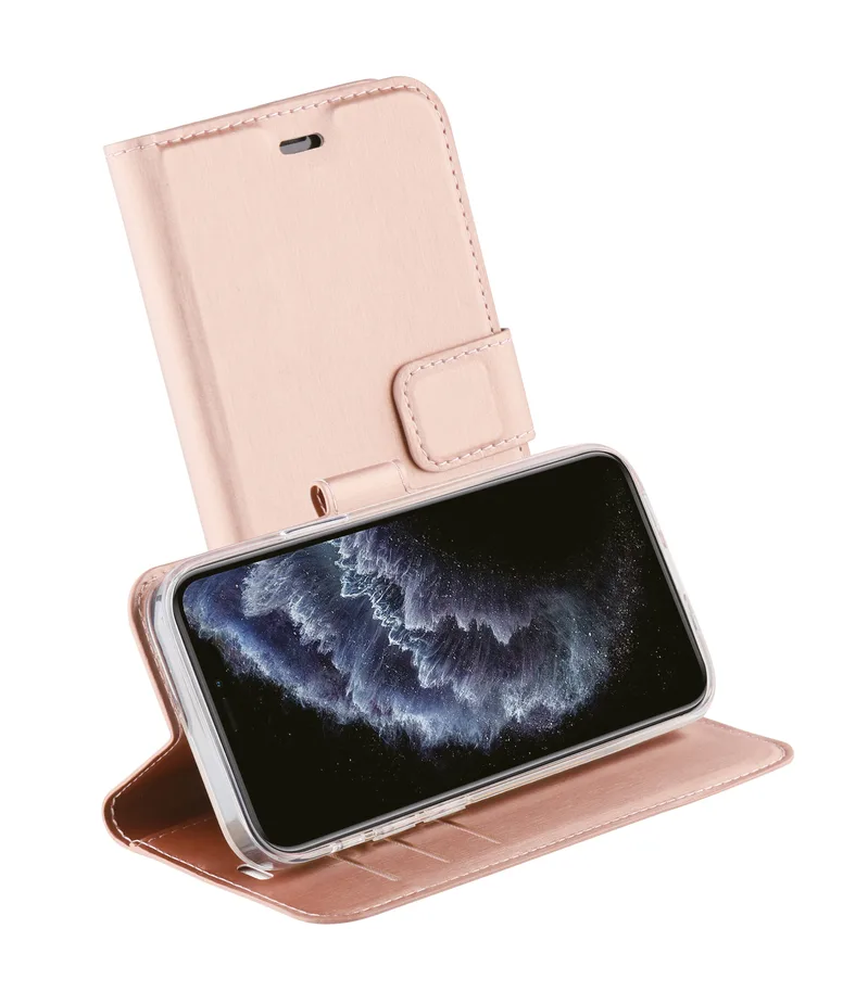 Vivanco Classic Wallet iPhone 12 Pro Max Rose Guld - 2862164