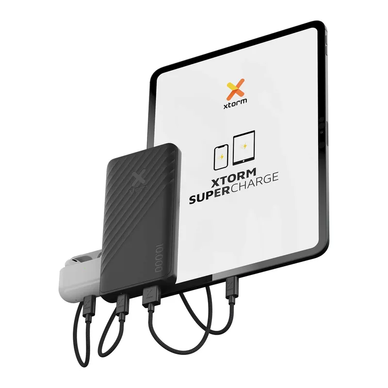 Xtorm Power Bank 10.000mAh 20W USB-C & USB-A Sort - 9510314