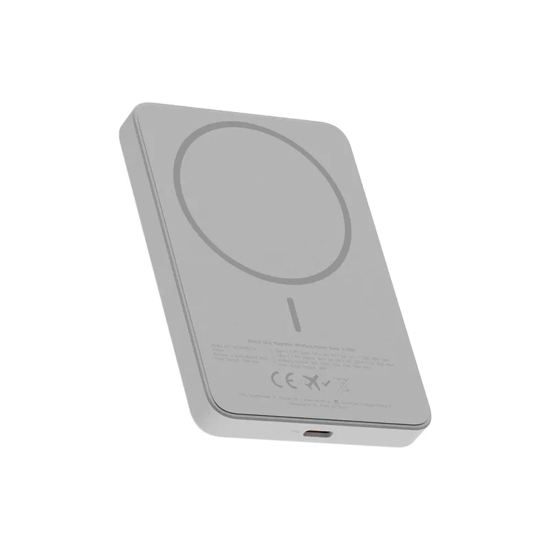 Xtorm Magnetisk Trådløs 15W Power Bank USB-C 5.000mAh Ice - 9510325